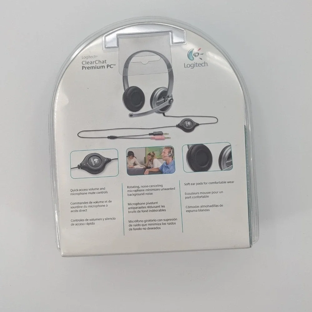 Logitech ClearChat Premium PC Headset Noise Canceling BRAND‎ NEW